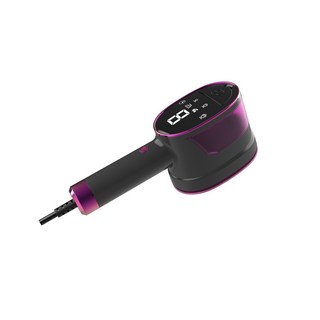 手持式蒸氣熨斗，輕巧便攜，快速預熱，智能溫控，多功能除皺除味, 黑紫色, K9819-c