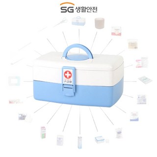 민방위 장비 재난대비 가방 응급처치 세트 19종 구급함 세트, 1세트