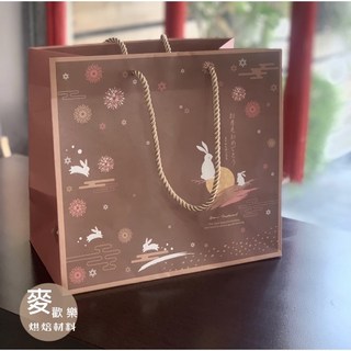麥歡樂 大3K/小3K 紙袋 月兔 中秋節 提袋 包裝禮袋, 小3K
