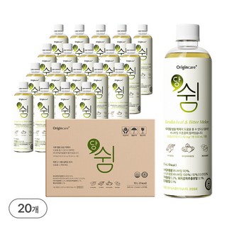 오리진케어 당쉼 식후 혈당 케어 바나바잎차 돼지감자차 여주차 뽕잎차 기능성표시식품, 20개, 500ml