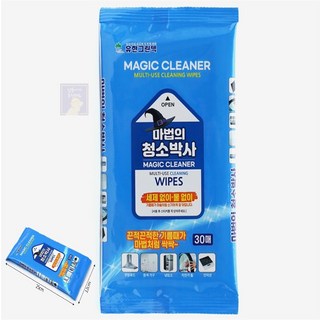 올샵플러스 크리너티슈 매직크리너 마법의 청소박사30매, 1개