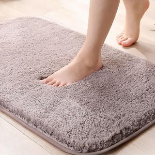 테루테루 빨아쓰는 욕실 호텔 주방 발매트, 그레이