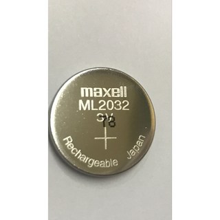 AI電子 Maxell ML2032 3V 可充電鋰電池，適用於多種電子設備，環保節能，安全可靠, 1個