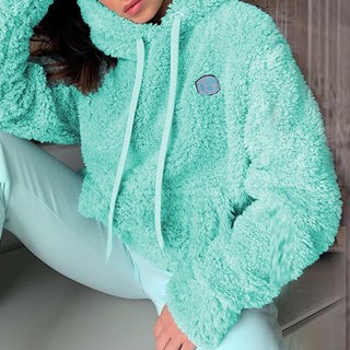 마젠타비 캐시 플리스 후드 (민트) 후드티