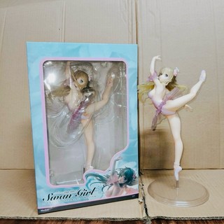 wave 港版 實拍 芭蕾舞團的 白鳥少女 白天鵝 少女 手辦 美少女 公仔 模型 擺件, 1個, 天鵝少女