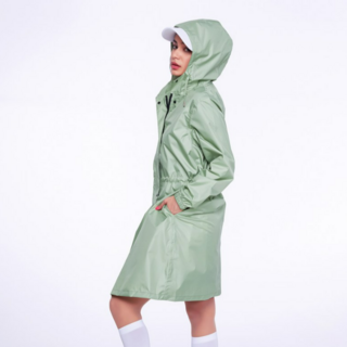헬로버디 여성 골프우비 레인코트 비옷 방수 아노락, 민트, 1개