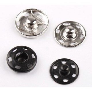 【綺綺愛編織】台灣製 金屬按扣 子母釦, 1個