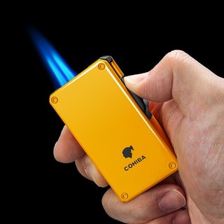 崇德店 經典噴火槍焊槍打火機 防風噴槍 戶外烘焙充氣體 直沖噴搶火機, 1個, CLB-22AE8黃色, CLB-22AE8黃色