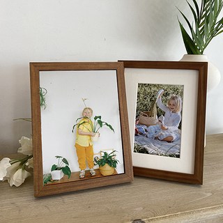 원목액자 프레임 사진 액자프레임, 1.내추럴빈티지브라운500