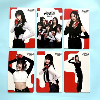 New Jeans 代言 Coca-Cola ZERO 聯名小卡 粉絲收藏卡, 1個, 6張一套