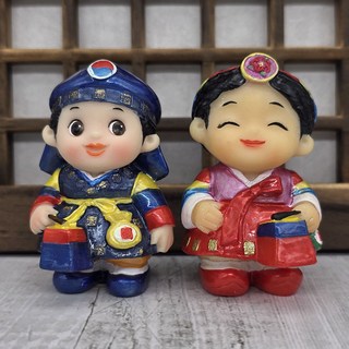 인사동공예 청사초롱 한복 인형 외국인 결혼 선물 포장