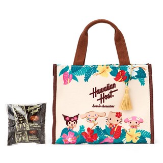 (SANRIO) & 594679 산리오 하와이안 호스트 마카다미아 너트 초콜릿 핸드백 가방