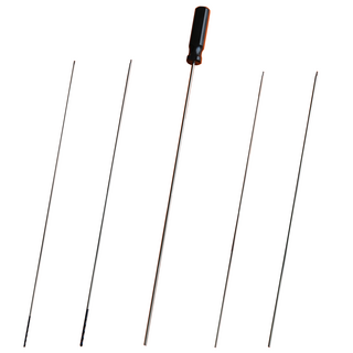 램로드 Ramrod 코르크 삽입용 꼬질대 꽂을대 48인치, 선택5 드릴비트 아이언