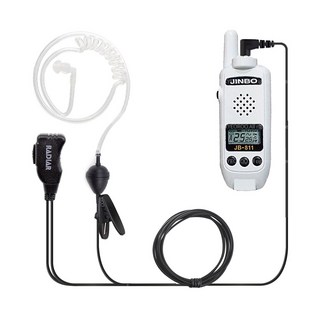 JINBO 생활무선국 JB-811 무전기용 라디아 이어폰 로그 IN1000T 리시버 인이어 제이콤1핀, 1개