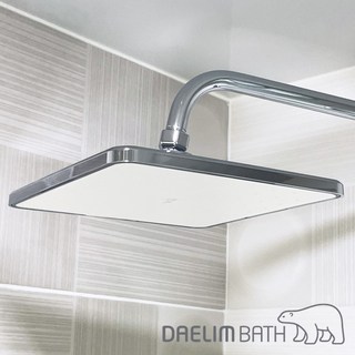 대림바스 국산 4각 해바라기 샤워기 헤드 DL-YS4584, 1개