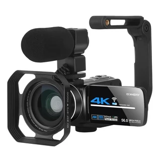 HD 4K WIFI 디지털 비디오 카메라 캠코더 리모컨 터치 스크린 브이로그 유튜브, 03 카키색