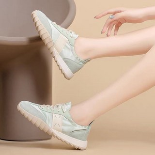 2025新款夏季百搭帆布鞋女復古德訓鞋舒適透氣厚底休閒網紅運動鞋