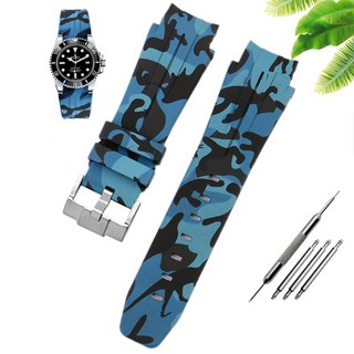 롤렉스 서브마리너 호환 시계줄 로렉스 시계 스트랩 데이토나 딥씨 오이스터플렉스 고무 실리콘 22mm