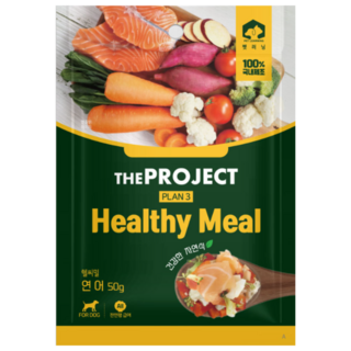 펫러닝 강아지 더프로젝트 헬씨밀 PLAN3, 50g, 20개, 연어