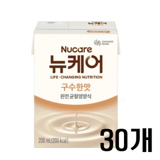 대상 뉴케어 구수한맛 200ml 30팩, 30개