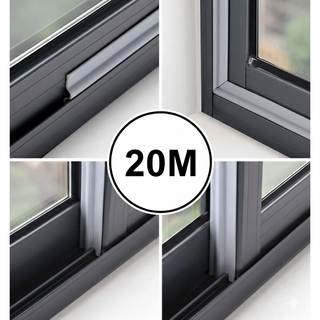 로지 창문 틈새 문틈 바람막이 붙히는 문풍지 20m, 그레이, 1개