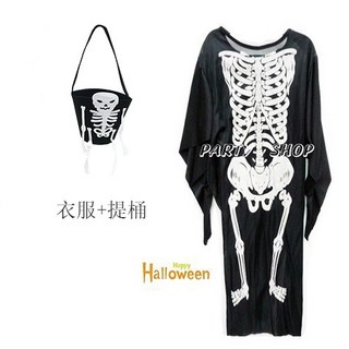 兒童骷髏裙裝 萬聖節造型服裝