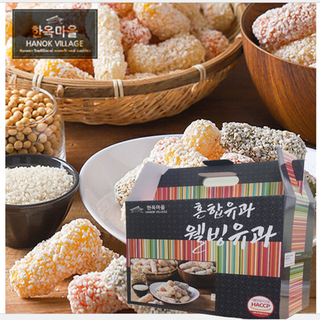 [한옥마을한과]대용량 혼합 유과선물세트1.5kg, 1500g, 1박스