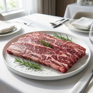 멕시코산 LA갈비 냉동 소갈비 구이 찜용 캠핑 업소용, 1개, 2kg