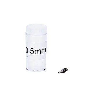 에어 브러시 기계 부품 유용한 페인팅 바디 액세서리 스프레이 니들 노즐 0.2 0.5mm 13cm, 2. 0point5 T, 1개