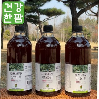 [발효이야기] 국내산 곰보 배추 발효액 3년 자연 숙성 효소, 3개, 1L