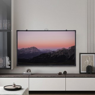 CLR 슬림액자형 프리미엄 스크린 60인치 / 84인치 / 초단초점 전용 빔프로젝터 스크린 / CLR 액자 스크린 전용 거치대, 84인치 화이트 매트 원단