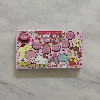 일본 간식 후지야 산리오 페코 딸기 파티 초콜릿, 40g, 1개