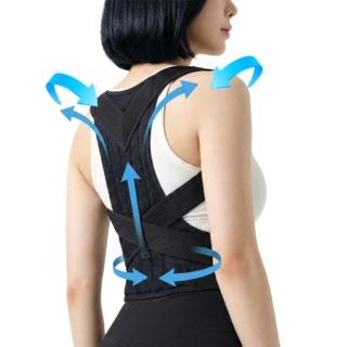 세틸라 굽은등 거북목 자세 교정 밴드, 1개