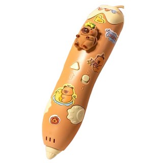 3d 列印筆 卡皮巴拉玩具筆 生日禮物 DIY 手作 繪畫筆, 1個裝, 3D 列印筆專用低溫耗材10卷20M, 動物角色