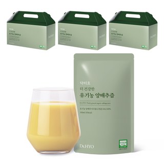 닥터효 건강한 유기농 양배추즙 1박스, 60개, 150ml