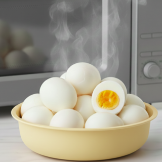 줌마리빙 국내생산 전자레인지 다용도 찜기, 1개, 이지 옐로우