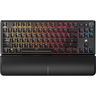 Corsair K70 PRO TKL RGB 텐키리스 기계식 유선 게이밍 키보드 - 사전 윤활된 홀 효과 MGX 하이퍼드라이브 조절 가능한 스위치 동시 SOCD 및 빠른 트리거