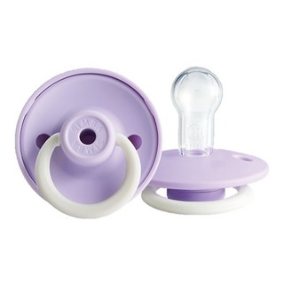 小獅王Simba 扭扭圓型安撫奶嘴, 全齡適用, 夜光型｜C104 紫芙派, 1個