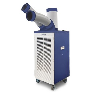 캐로스 산업용 이동식 에어컨 업소용 공장 식당 코끼리 에어컨 스팟쿨러, CPC-F3900B(2구/블루)