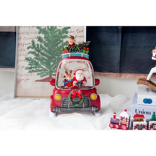 25004 뉴 자동차 크리스마스 오르골 led 스노우볼 무드등 크리스마스 선물 장식 소품