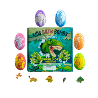 恐龍蛋造型兒童沐浴球, 100g, 1個