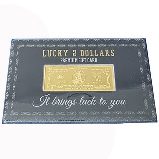 피주얼리 프레스 골드바 2달러 지폐2 모양 순금 24k 99.99% 1g 포나인 dollar