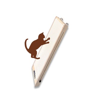 클라이밍 보드 스크래쳐 고양이 미끄럼틀 최대 180cm 슬라이드 기능 사이잘삼 책장 창틀 창문해먹 타 제품 호환 관절보호, 우드, 1개