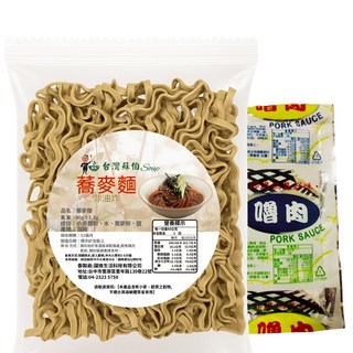 蘇伯 蕎麥麵 意麵 刀削麵 關廟麵 80g 非油炸, 1個, 蕎麥麵 80g/包+郭媽媽嚕肉35g