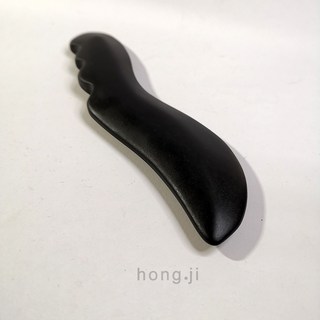 砭石小刮痧刀板，天然正宗砭石按摩，全身通用，手臂背部腿部刮痧，疏通經絡臉部刮痧按摩砭石, 1個, AA24大刮痧刀板