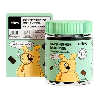 엣츠 튼튼구미 강아지 눈 간 영양제, 1개, 눈물개선/눈건강, 80정