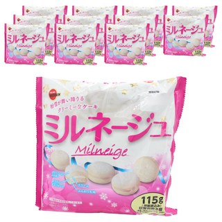 BOURBON 北日本 米其奈雪 奶油蛋糕, 12個, 115g