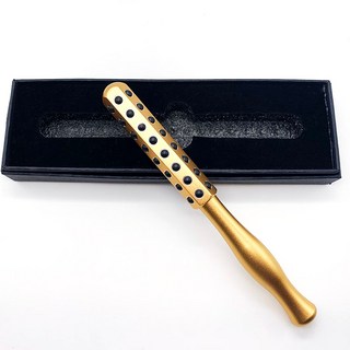 48顆粒美容棒 360°滾動按摩 提拉緊緻 小巧便攜, 金色 按摩器 滾輪按摩棒, 1個