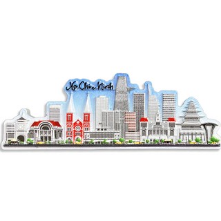 유로고 여행 오사카 후쿠오카 홍콩 일본 대만 냉장고자석 베트남 괌 세계 태국 보라카이 마카오 싱가폴 발리 오키나와 하와이 방콕 필리핀 푸켓 세부 한국 마그넷 마그네틱 기념품, B38.호치민