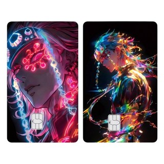 귀멸의칼날 카드스티커 카드커버 체크카드 신용카드 카드스킨 귀칼 카드커스텀, 1세트, 텐겐(B)